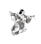 とある人がかいた伝統芸能（個別スタンプ：4）