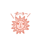 まゆげうさぎのスタンプ（白背景付き）（個別スタンプ：2）