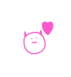ゆるだらあくま。（LOVE）（個別スタンプ：17）