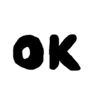 雑手書き筆文字 オンラインゲーマー用（個別スタンプ：7）