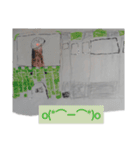 電車好きな ともくん の描いた電車たち（個別スタンプ：10）