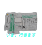 電車好きな ともくん の描いた電車たち（個別スタンプ：12）