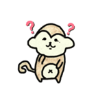 タレ目のおサルさん（個別スタンプ：7）