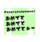 誕生日＆お祝いスタンプ  50才～70才（個別スタンプ：24）