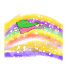 Happyクリスチャンガール☆カラフルDAYS（個別スタンプ：7）