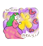 Happyクリスチャンガール☆カラフルDAYS（個別スタンプ：16）