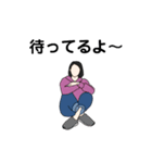 ある女性と周りの日常を切り取ったスタンプ（個別スタンプ：16）
