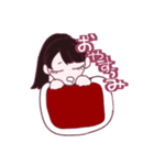 おんにゃのこ達のあいさつ（個別スタンプ：4）