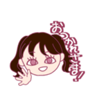 おんにゃのこ達のあいさつ（個別スタンプ：5）