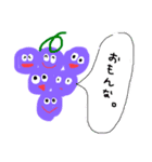 くだものにかおつけた（個別スタンプ：3）