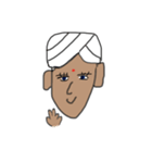 インド人。アニクさん。（個別スタンプ：1）