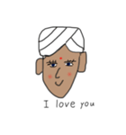 インド人。アニクさん。（個別スタンプ：14）