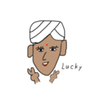 インド人。アニクさん。（個別スタンプ：16）