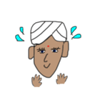 インド人。アニクさん。（個別スタンプ：20）