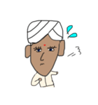 インド人。アニクさん。（個別スタンプ：22）