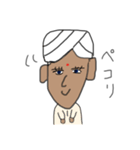 インド人。アニクさん。（個別スタンプ：23）