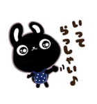 ゆかいな黒うさ達 No.2☆（個別スタンプ：3）