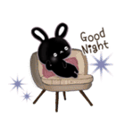 ゆかいな黒うさ達 No.2☆（個別スタンプ：37）