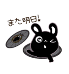 ゆかいな黒うさ達 No.2☆（個別スタンプ：39）