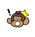 モヒカンおさる（個別スタンプ：7）