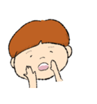 オレンジのこども（個別スタンプ：1）