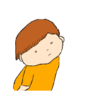 オレンジのこども（個別スタンプ：4）