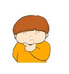 オレンジのこども（個別スタンプ：5）