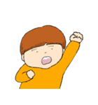 オレンジのこども（個別スタンプ：7）