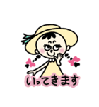 ラブリーおさげちゃん（個別スタンプ：9）