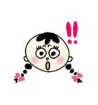 ラブリーおさげちゃん（個別スタンプ：11）