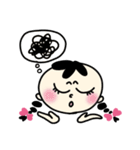 ラブリーおさげちゃん（個別スタンプ：19）