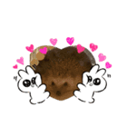 ハリネズミの可愛いphotoスタンプ2（個別スタンプ：1）