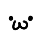 顔文字手書きスタンプ（個別スタンプ：1）
