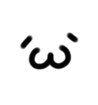 顔文字手書きスタンプ（個別スタンプ：3）