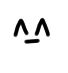 顔文字手書きスタンプ（個別スタンプ：5）