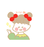 ✿おはなちゃん✿（個別スタンプ：3）