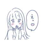 あざとい女子のスタンプ【恋しちゃった編】（個別スタンプ：7）