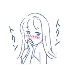 あざとい女子のスタンプ【恋しちゃった編】（個別スタンプ：10）