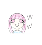 おんなのこ✩°（個別スタンプ：3）