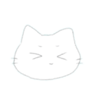 顔で気持ちを表現したねこみたいな生き物（個別スタンプ：2）