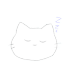 顔で気持ちを表現したねこみたいな生き物（個別スタンプ：4）