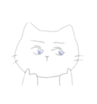 顔で気持ちを表現したねこみたいな生き物（個別スタンプ：6）