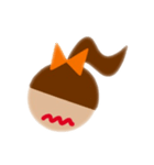 ポニーテールちゃんのスタンプスタンプ（個別スタンプ：1）