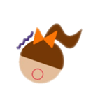ポニーテールちゃんのスタンプスタンプ（個別スタンプ：2）
