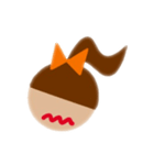 ポニーテールちゃんのスタンプスタンプ（個別スタンプ：7）