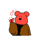 お出かけクマの日常（個別スタンプ：2）
