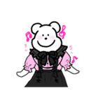 お出かけクマの日常（個別スタンプ：3）