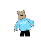 お出かけクマの日常（個別スタンプ：8）