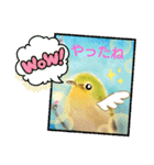毎日に優しさを♥️(小鳥のパステル画)（個別スタンプ：5）