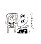 ポーカーフェイスうさおくん（個別スタンプ：3）